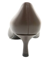 FURLA ATELIER  Escote de piel con tac&oacute;n de 5 cm. chocolate - Zapatos Mujer - 3