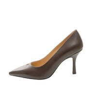 FURLA ATELIER  Escote de piel, tac&oacute;n de 9 cm. chocolate - Zapatos Mujer - 3