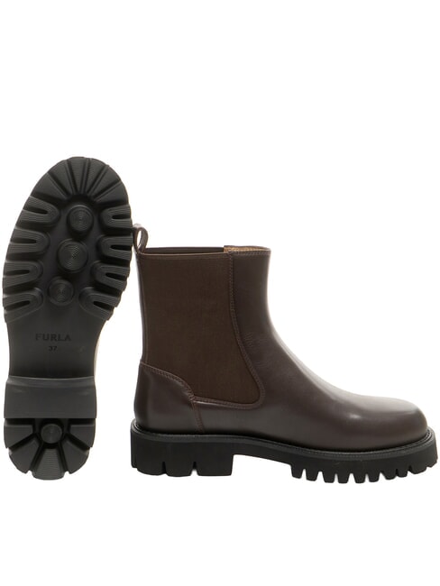 TANK Botines con tac&oacute;n de 3,5 cm chocolate - Zapatos Mujer