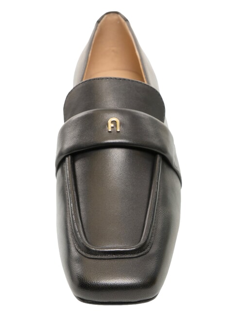 SIGNATURE  mocasines de cuero negro - Zapatos Mujer