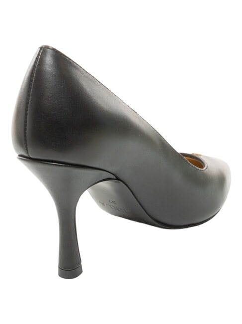 ATELIER  Escote de piel, tac&oacute;n de 9 cm. negro - Zapatos Mujer