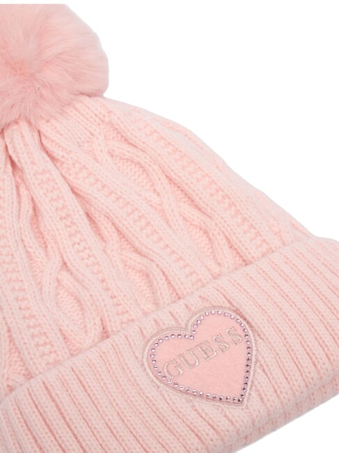KIDS POM POM Sombrero con pompones az&uacute;car rosa - gorro bebe