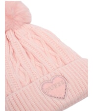 GUESS KIDS POM POM Sombrero con pompones az&uacute;car rosa - gorro bebe - 3