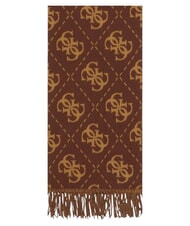GUESS NOLANA 4G LOGO Bufanda con flecos marr&oacute;n - Bufandas - 3