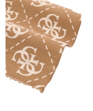 GUESS NOLANA 4G LOGO Bufanda con flecos logotipo de leche marr&oacute;n - Bufandas - 3
