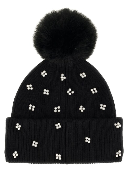 KNITTED Sombrero con pompones NEGRO - Sombreros