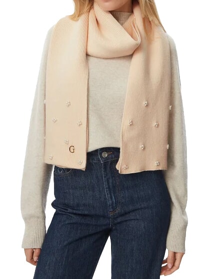 KNITTED Bufanda brillante OFFWHITE - Bufandas