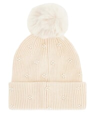 GUESS KNITTED Sombrero con pompones OFFWHITE - Sombreros - 2