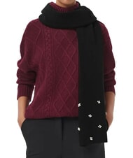 GUESS KNITTED Bufanda brillante NEGRO - Bufandas - 2