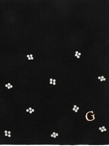 KNITTED Bufanda brillante NEGRO - Bufandas