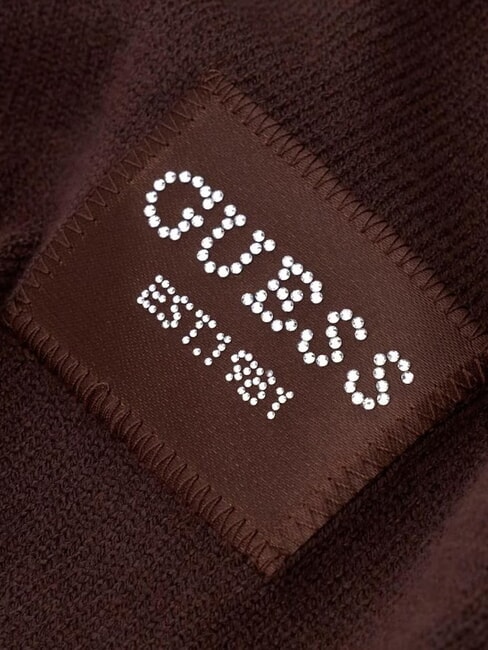 KNITTED Bufanda con logo marr&oacute;n amargo - Bufandas