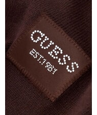 GUESS KNITTED Bufanda con logo marr&oacute;n amargo - Bufandas - 3