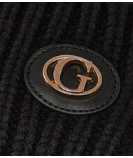 GUESS KNITTED sombrero con pu&ntilde;o NEGRO - Sombreros - 3