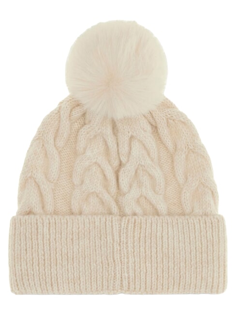KNITTED Sombrero con pompones blanco - Sombreros