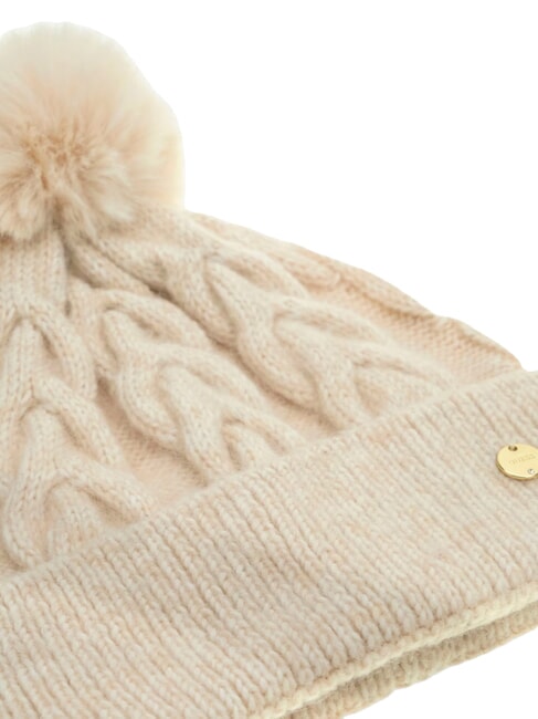 KNITTED Sombrero con pompones blanco - Sombreros