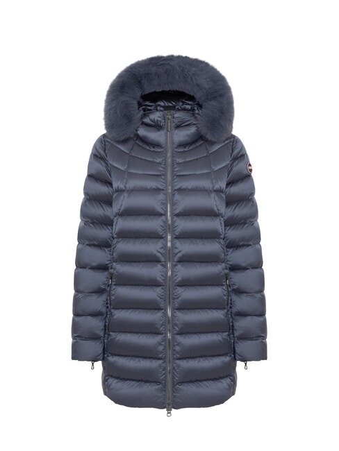 DELUXE Chaqueta de plumas con capucha oscuro profundo - Chaquetas de plumas de mujer