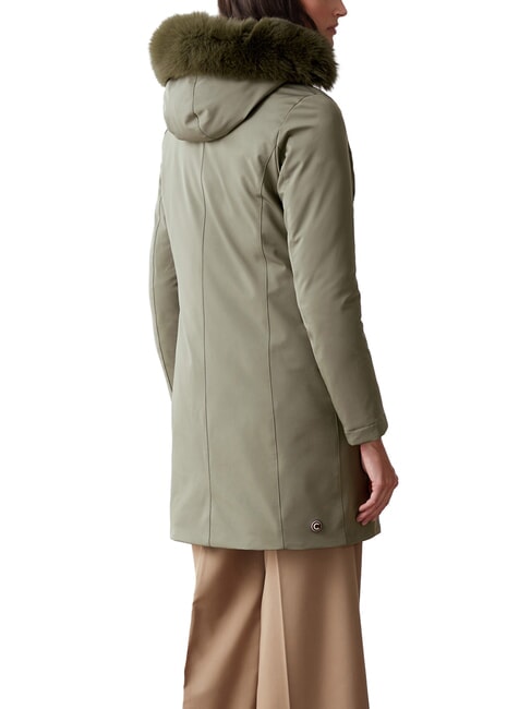 PURENESS Chaqueta con capucha lodo - Chaquetas de plumas de mujer