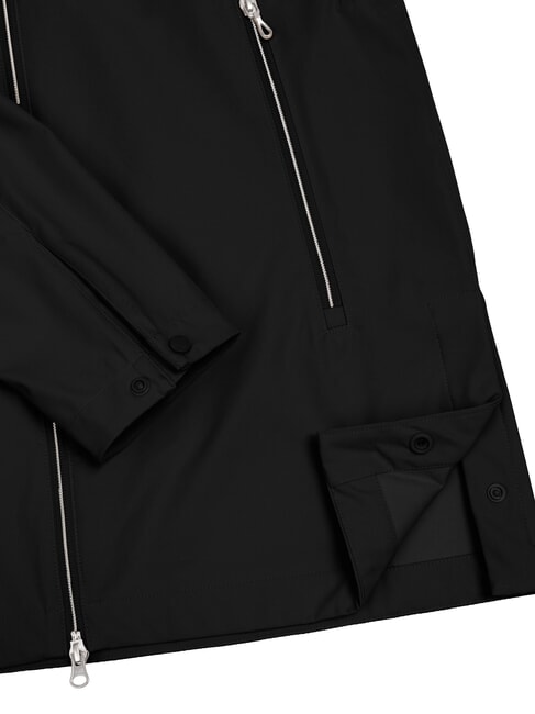 NEWFUTURITY Chaqueta larga ligera con capucha negro - Chaquetas de mujer