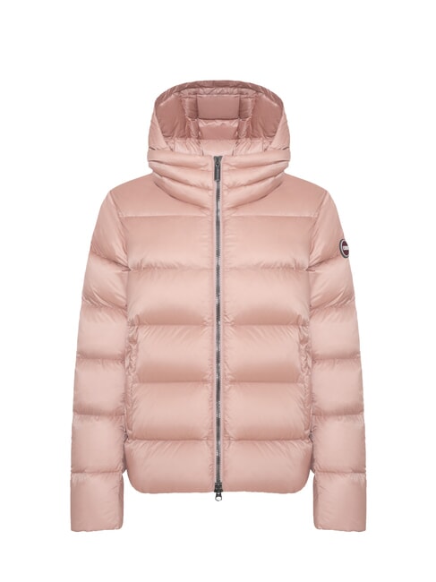 DELUXE Chaqueta de plumas para mujer con capucha rosas antiguas - Chaquetas de plumas de mujer