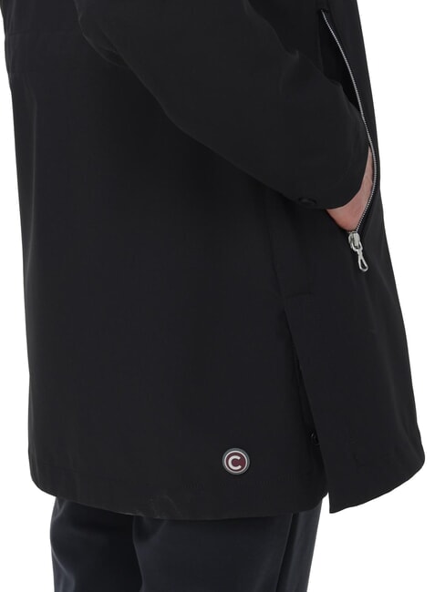 NEWFUTURITY Chaqueta larga ligera con capucha negro - Chaquetas de mujer
