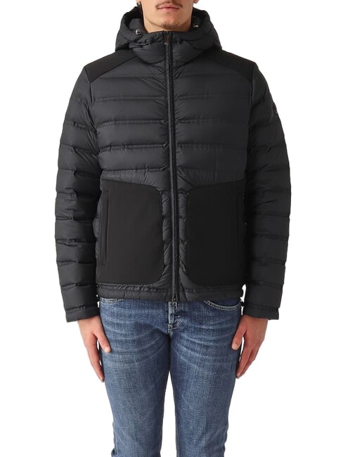 DURABILITY Chaqueta de plumas con capucha negro - Chaquetas de plumas para hombre