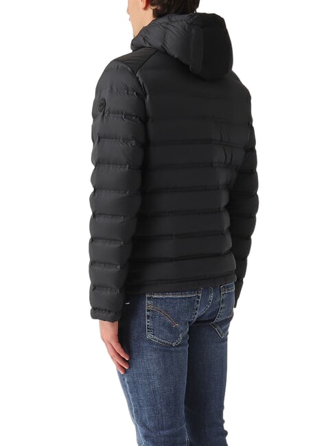 DURABILITY Chaqueta de plumas con capucha negro - Chaquetas de plumas para hombre