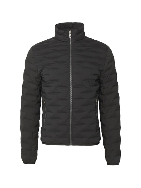 MAJESTIC Chaqueta con cremallera completa negro - Chaquetas de plumas para hombre
