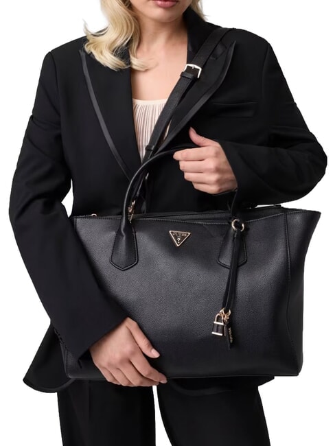 MARISSA Bolso de mano con correa para el hombro. NEGRO - Bolsos Mujer