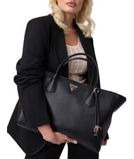 GUESS MARISSA Bolso de mano con correa para el hombro. NEGRO - Bolsos Mujer - 6
