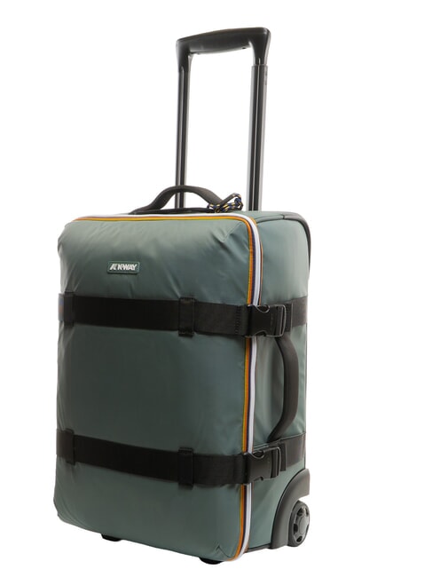 BLOSSAC  Carro de equipaje de mano impermeable b&aacute;lsamo verde-negro p - Equipaje de mano