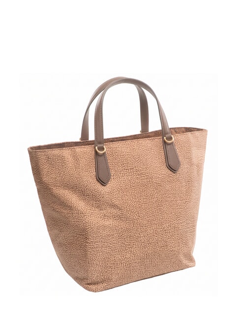 B-ESCAPE Bolso de mano con correa para el hombro beige/casta&ntilde;o - Bolsos Mujer