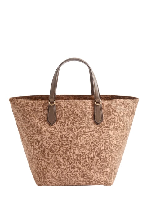 B-ESCAPE Bolso de mano con correa para el hombro beige/casta&ntilde;o - Bolsos Mujer