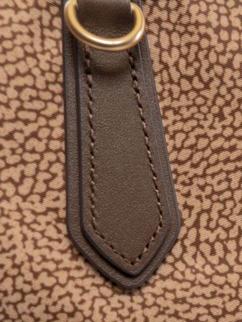 B-ESCAPE Bolso de mano con correa para el hombro beige/casta&ntilde;o - Bolsos Mujer