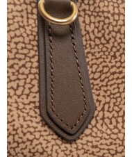 BORBONESE B-ESCAPE Bolso de mano con correa para el hombro beige/casta&ntilde;o - Bolsos Mujer - 4