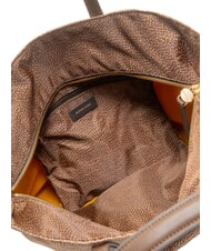 BORBONESE B-ESCAPE Bolso de mano con correa para el hombro beige/casta&ntilde;o - Bolsos Mujer - 5
