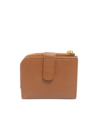 COCCINELLE METALLIC SOFT Mini cartera de cuero co&ntilde;ac - Carteras Mujer - 3