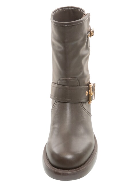 LOLA Botines de piel caf&eacute; - Zapatos Mujer