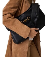 GUESS SUNSET Bolso hobo, bolso de hombro NEGRO - Bolsos Mujer - 5