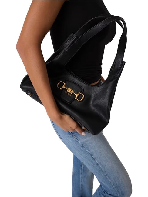 SUNSET Bolso hobo, bolso de hombro NEGRO - Bolsos Mujer