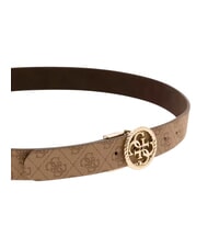 GUESS CLASSIC Cintur&oacute;n reversible y ajustable LOGOTIPO DE LECHE - Cinturones - 4