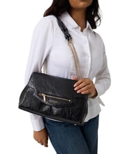 GUESS ANTONIA Bolso de hombro ajustable NEGRO - Bolsos Mujer - 2