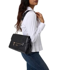GUESS ANTONIA Bolso de hombro ajustable NEGRO - Bolsos Mujer - 5