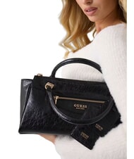 GUESS ANTONIA Bolso de mano con correa para el hombro NEGRO - Bolsos Mujer - 7