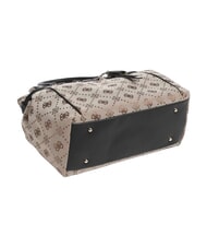 GUESS DOROTHY Bolso de mano con correa para el hombro. logotipo de leche/negro - Bolsos Mujer - 3