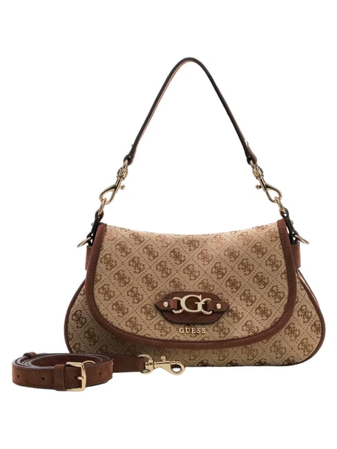 SAMANTHA Bolso de hombro con correa para el hombro. logotipo de caf&eacute; con leche / marr&oacute;n - Bolsos Mujer