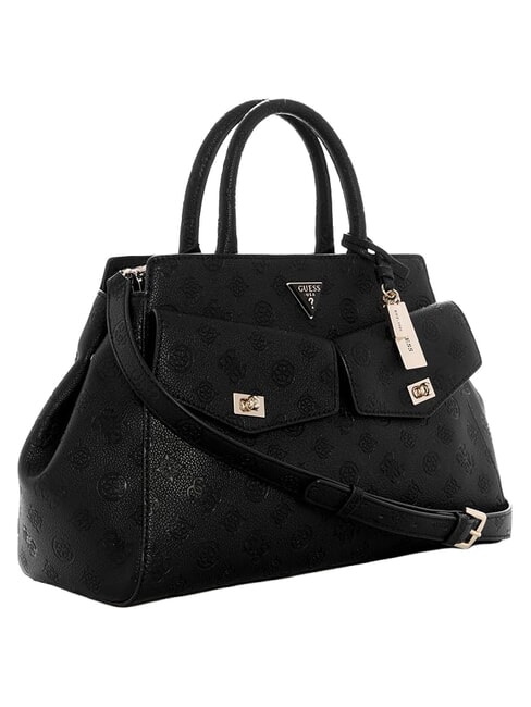BLAKE Bolso de mano con correa para el hombro. logotipo negro - Bolsos Mujer