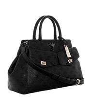 GUESS BLAKE Bolso de mano con correa para el hombro. logotipo negro - Bolsos Mujer - 2