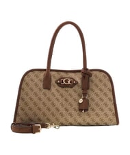 GUESS SAMANTHA Bolso de mano con correa para el hombro. logotipo de caf&eacute; con leche / marr&oacute;n - Bolsos Mujer - 4
