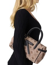 GUESS DOROTHY Bolso de mano con correa para el hombro logotipo de leche/negro - Bolsos Mujer - 3