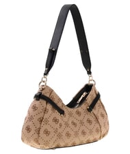 GUESS DOROTHY Bolso de hombro logotipo de leche/negro - Bolsos Mujer - 3